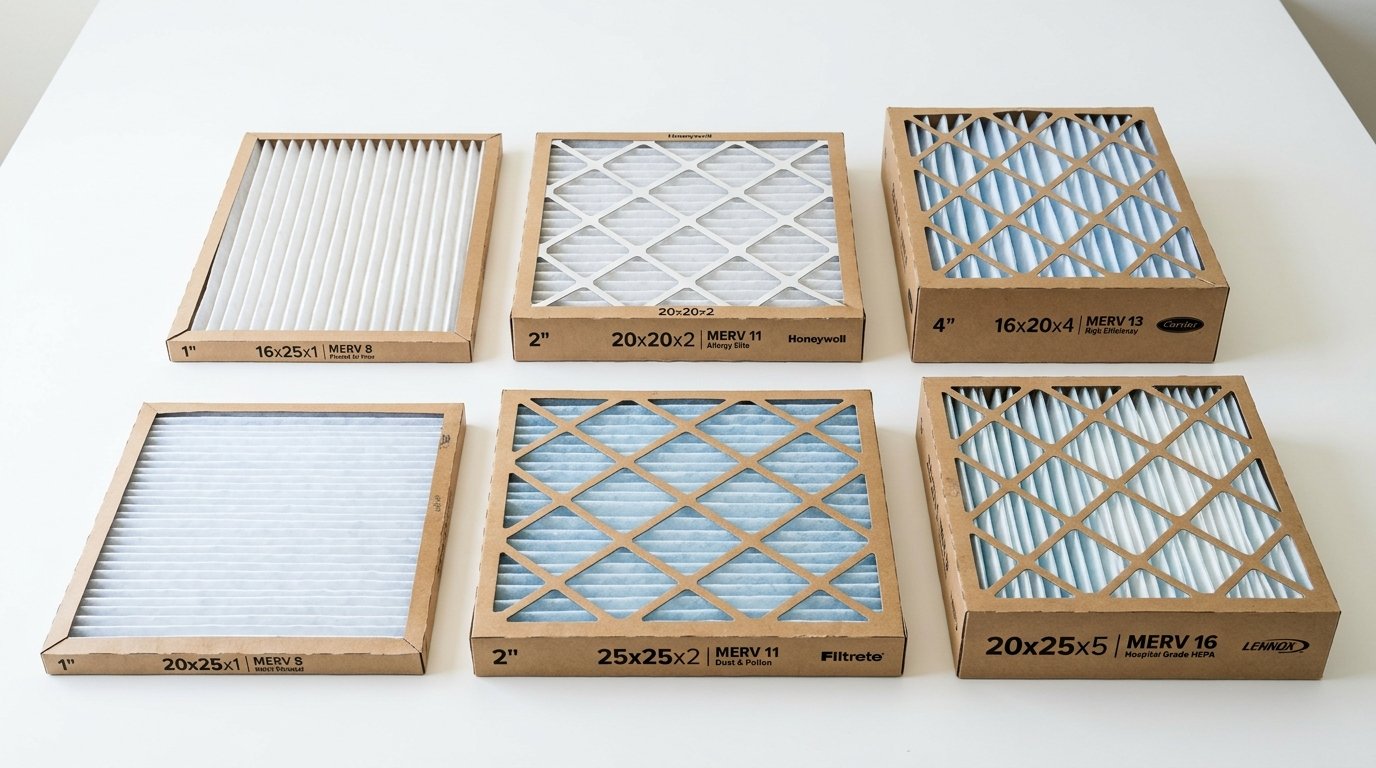 best HVAC air filters MERV ratings comparison 2026